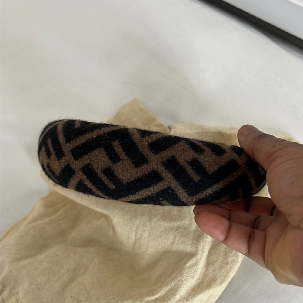 Fendi Brown and Black Headband